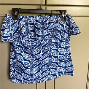 Lilly Pulitzer Wiley tube top-A mermaids tail Sml